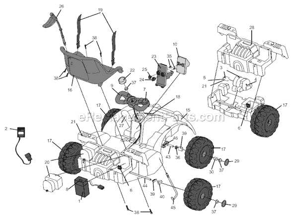 murray go kart parts diagram