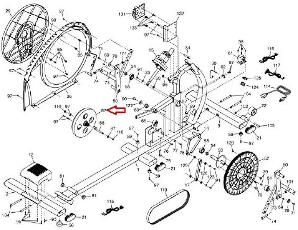 nordictrack elliptical parts diagram