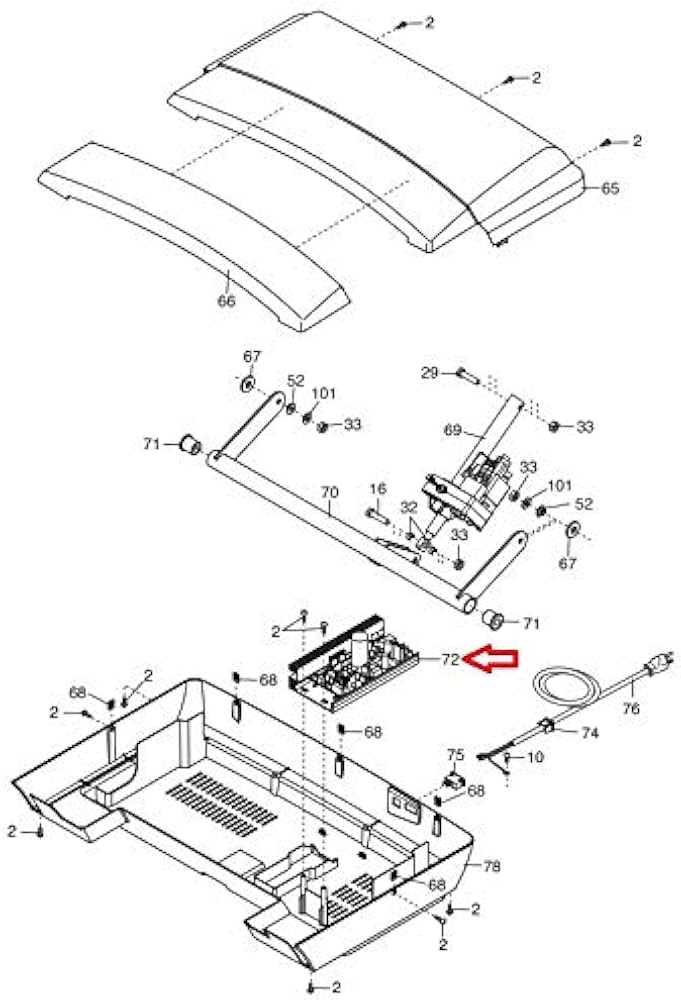 nordictrack treadmill parts diagram