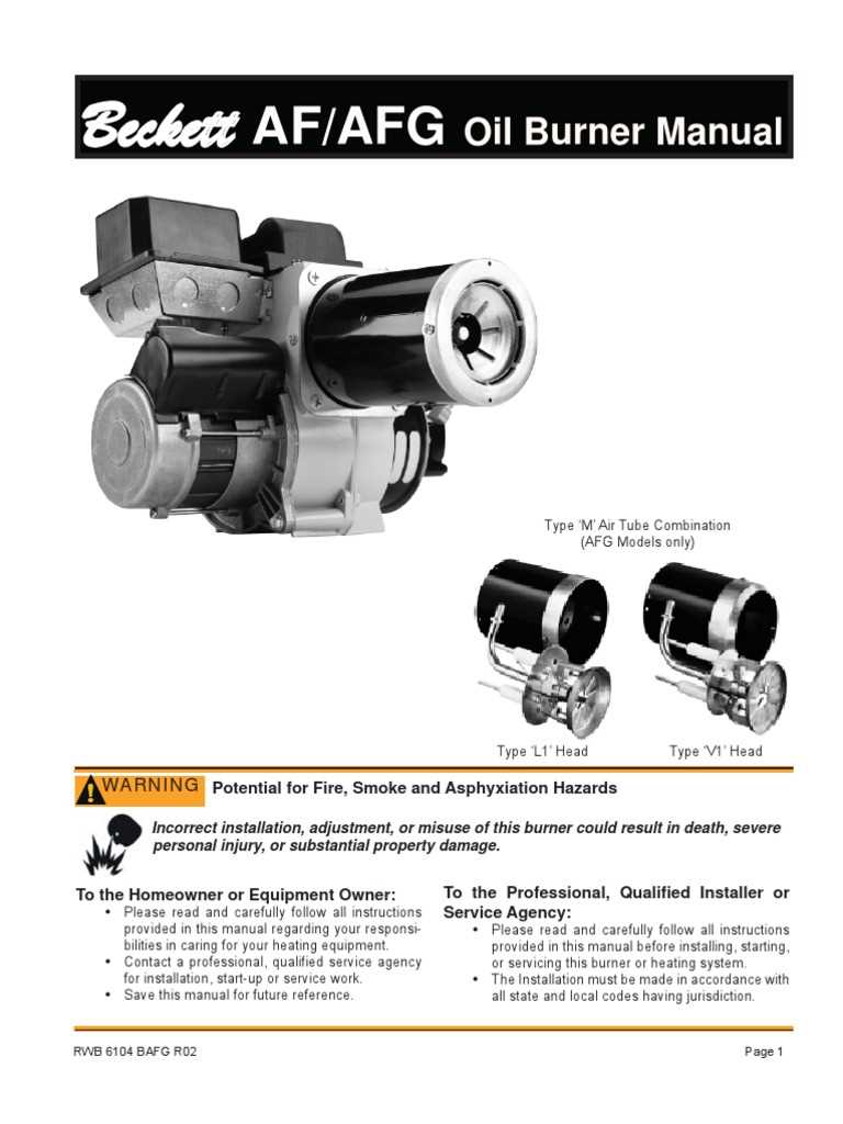 oil burner parts diagram