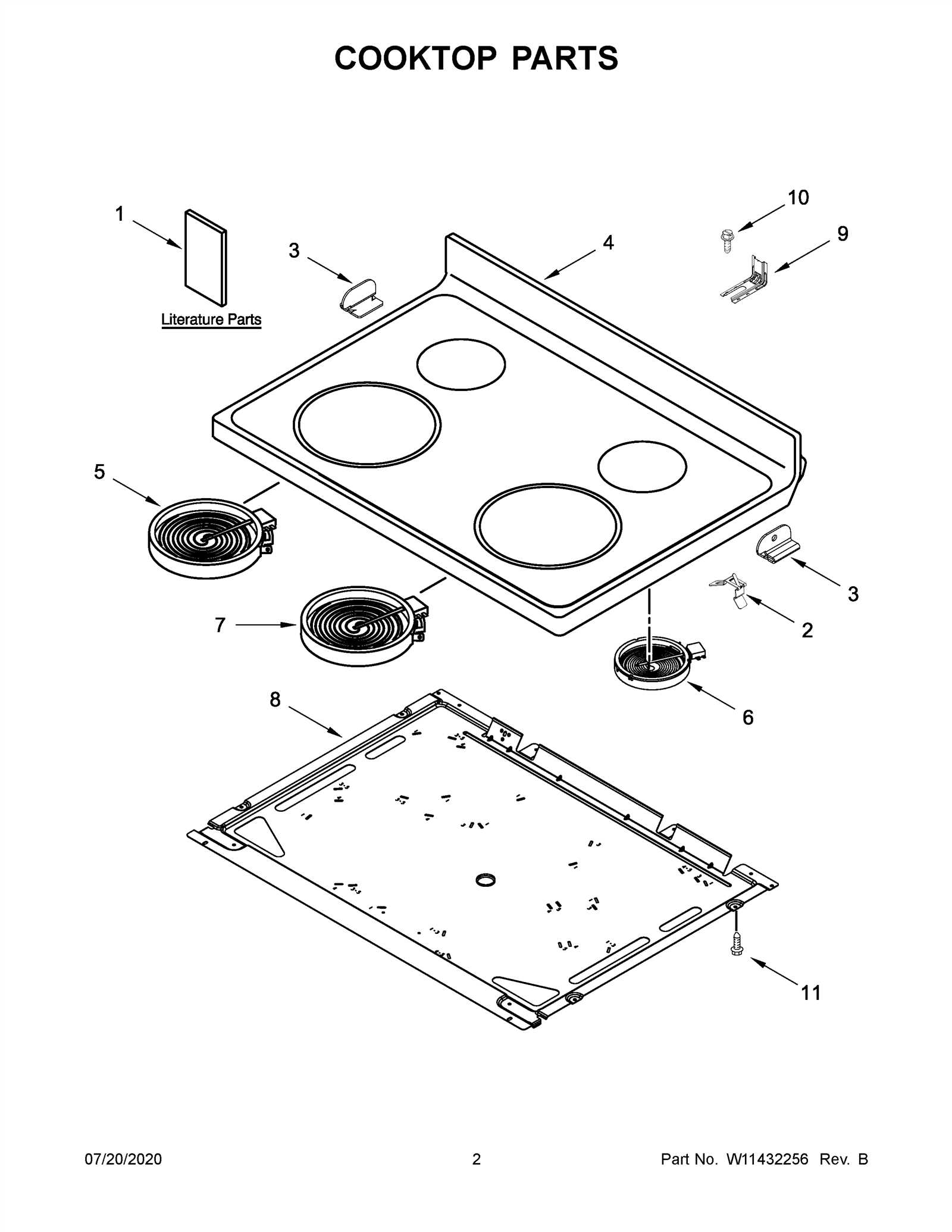 oven parts diagram