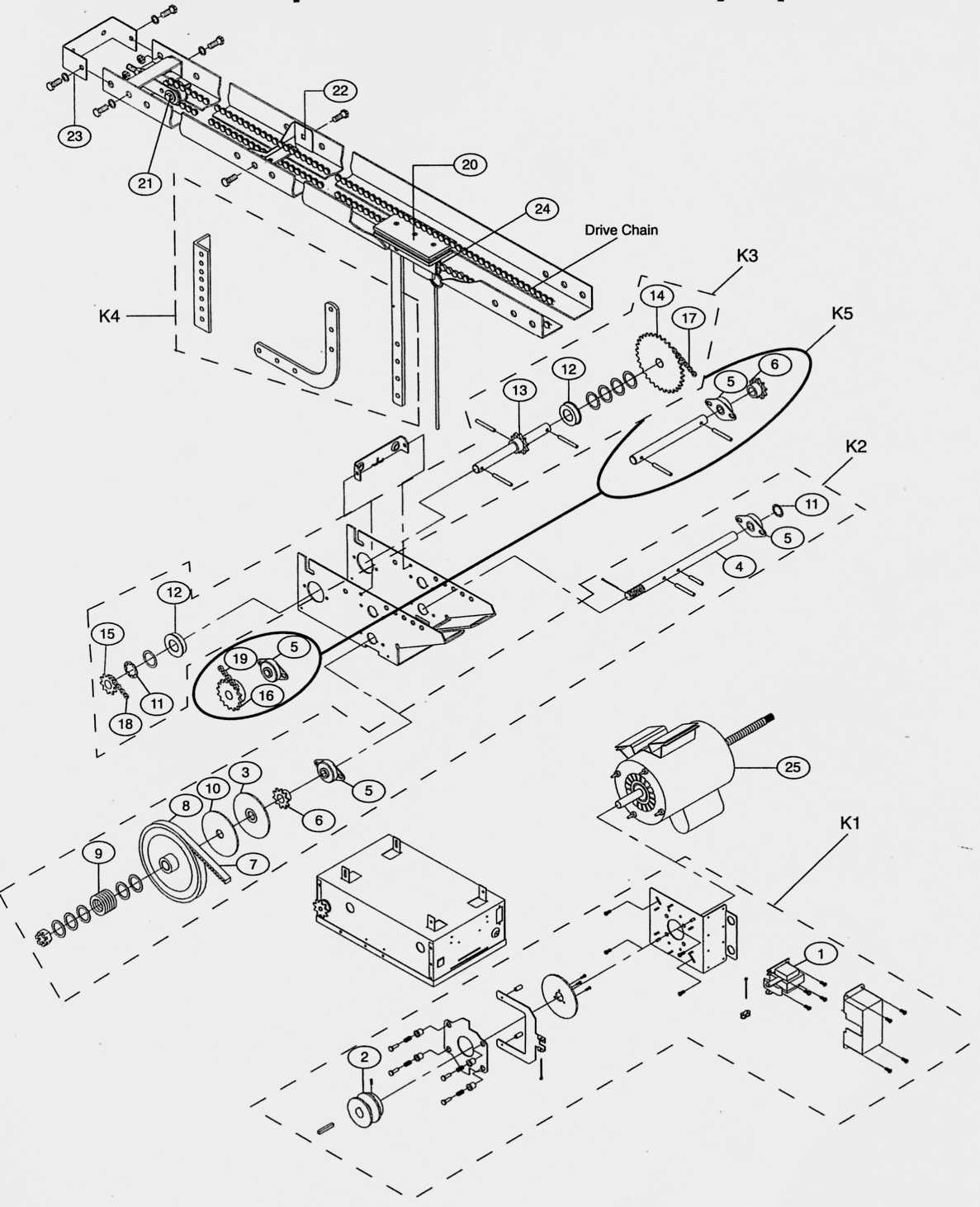 overhead door parts diagram