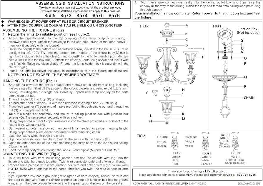 parts of a chandelier diagram