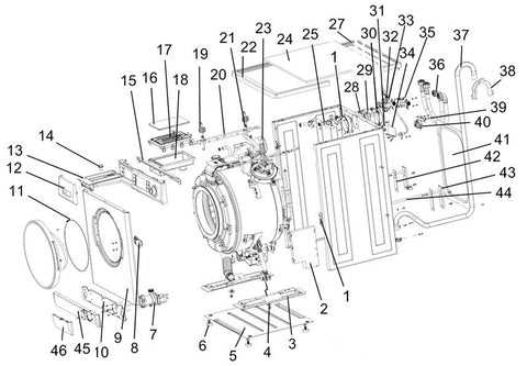 parts of a dryer diagram