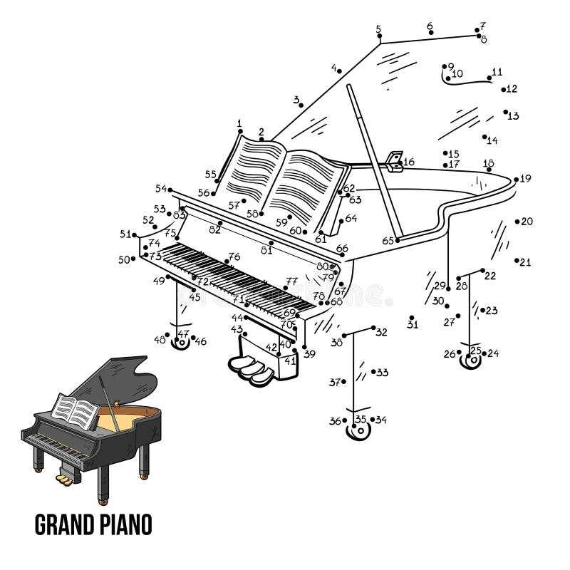 piano parts diagram