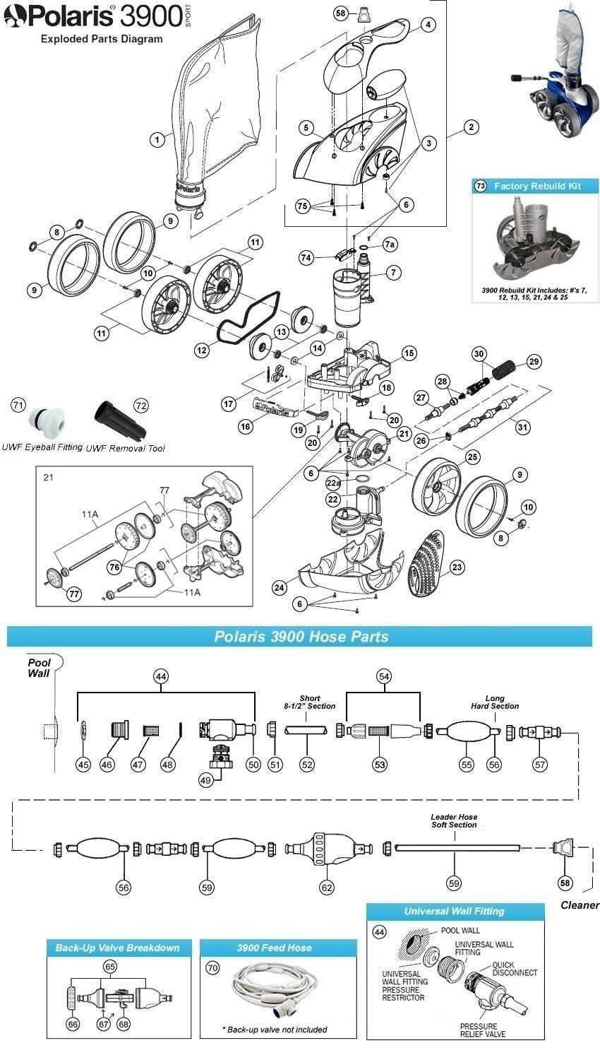 polaris 360 parts diagram