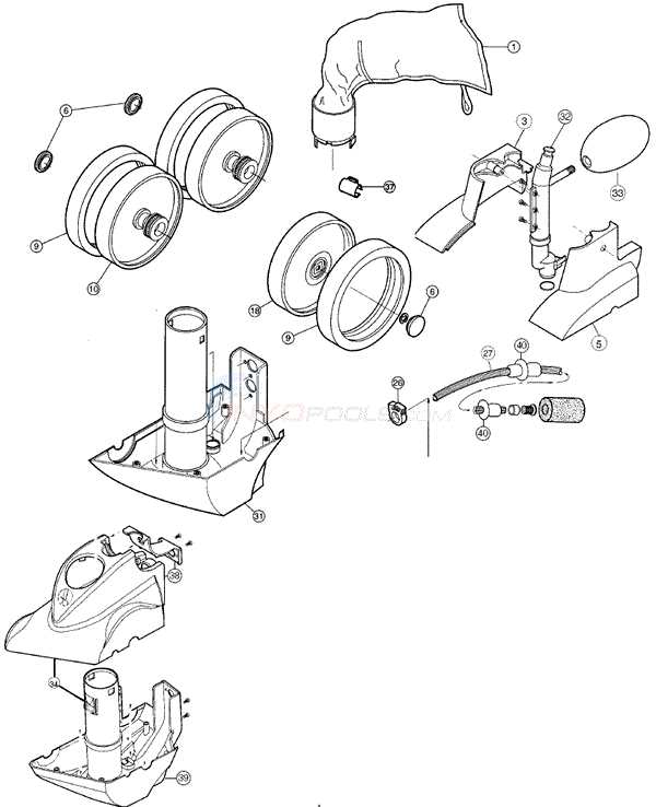 polaris p825 parts diagram