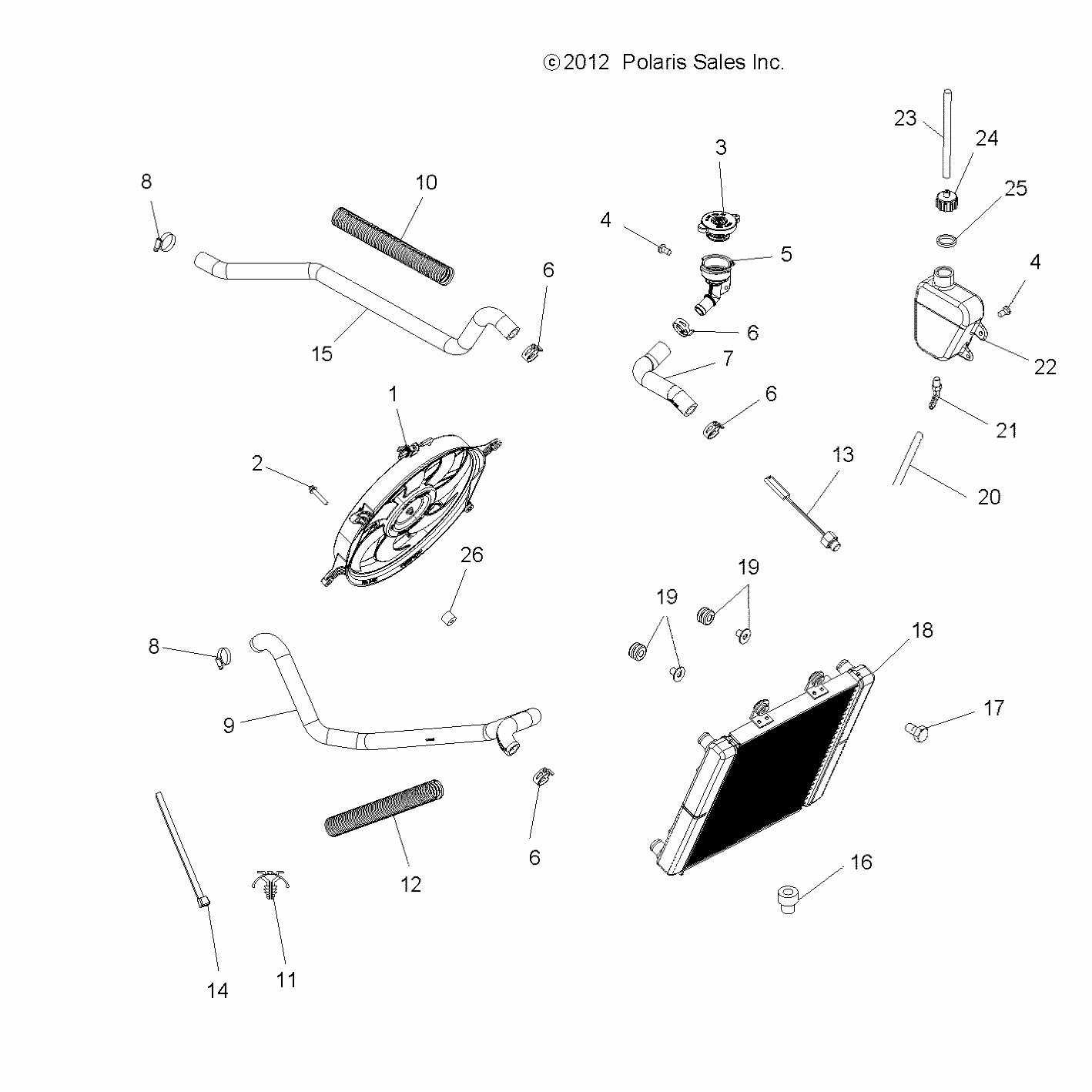 polaris sportsman 500 ho parts diagram