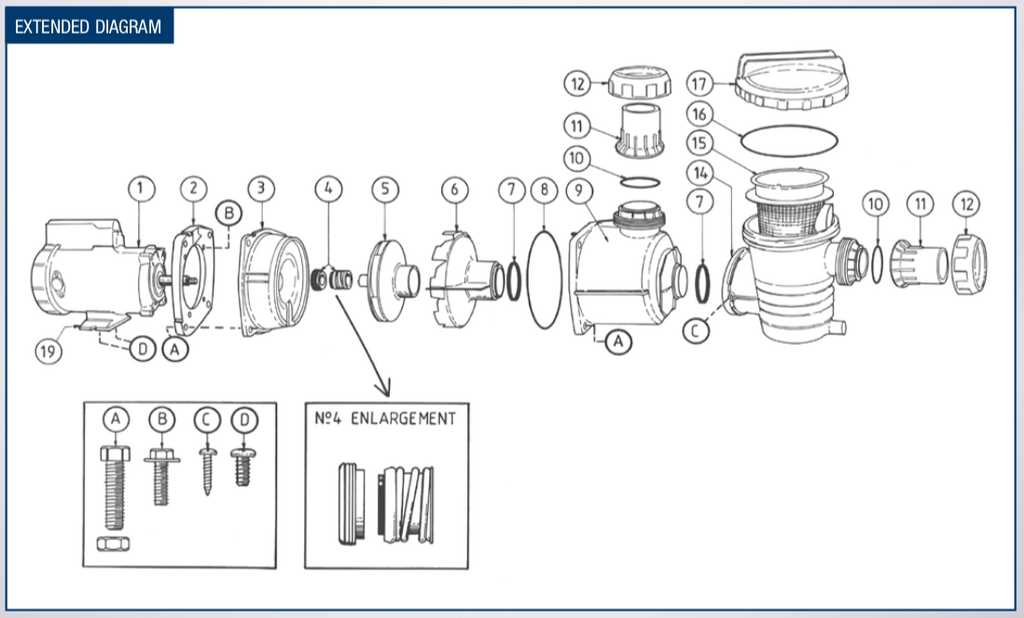 pool motor parts diagram