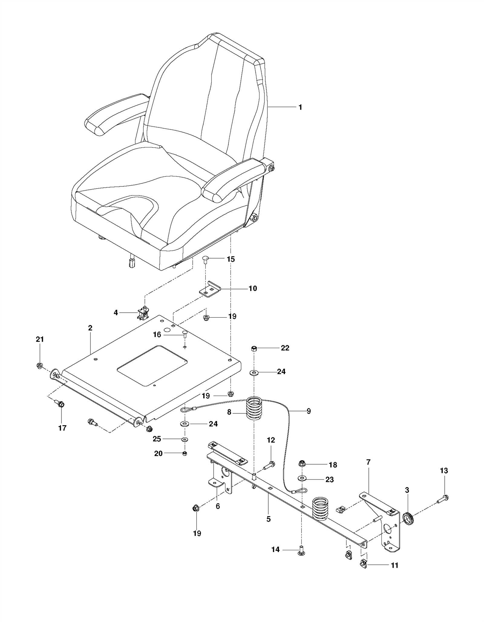 poulan pro p54zx parts diagram