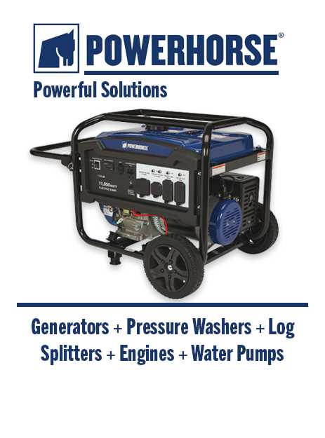 powerhorse pressure washer parts diagram