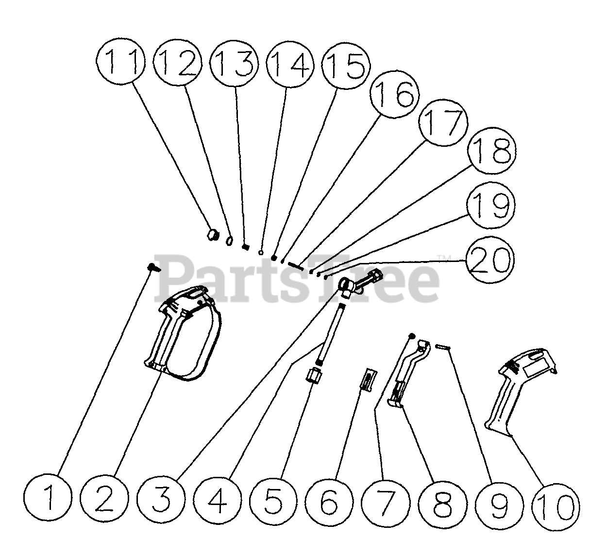 pressure washer gun parts diagram