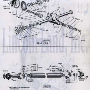 rear axle parts diagram