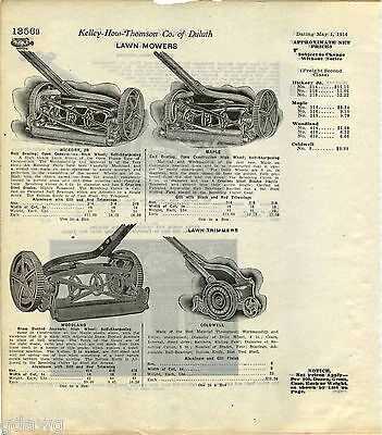 reel mower parts diagram