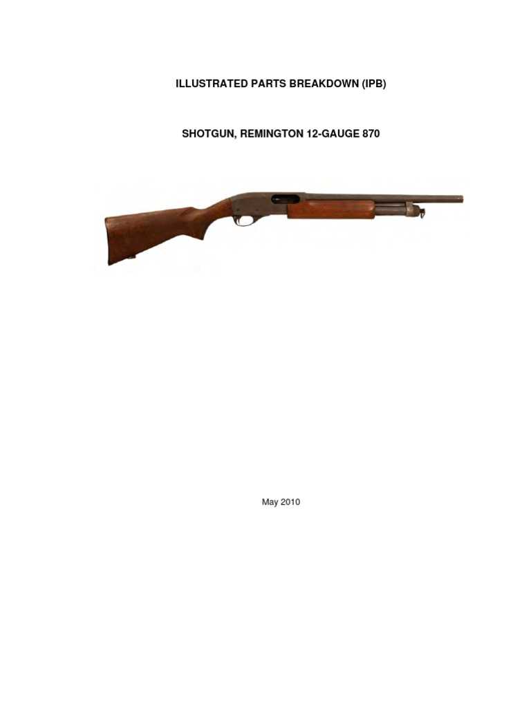 remington 870 parts diagram