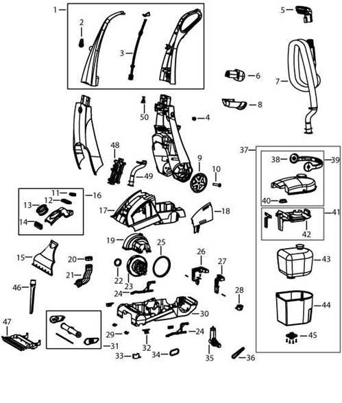 repair manual bissell proheat 2x parts diagram