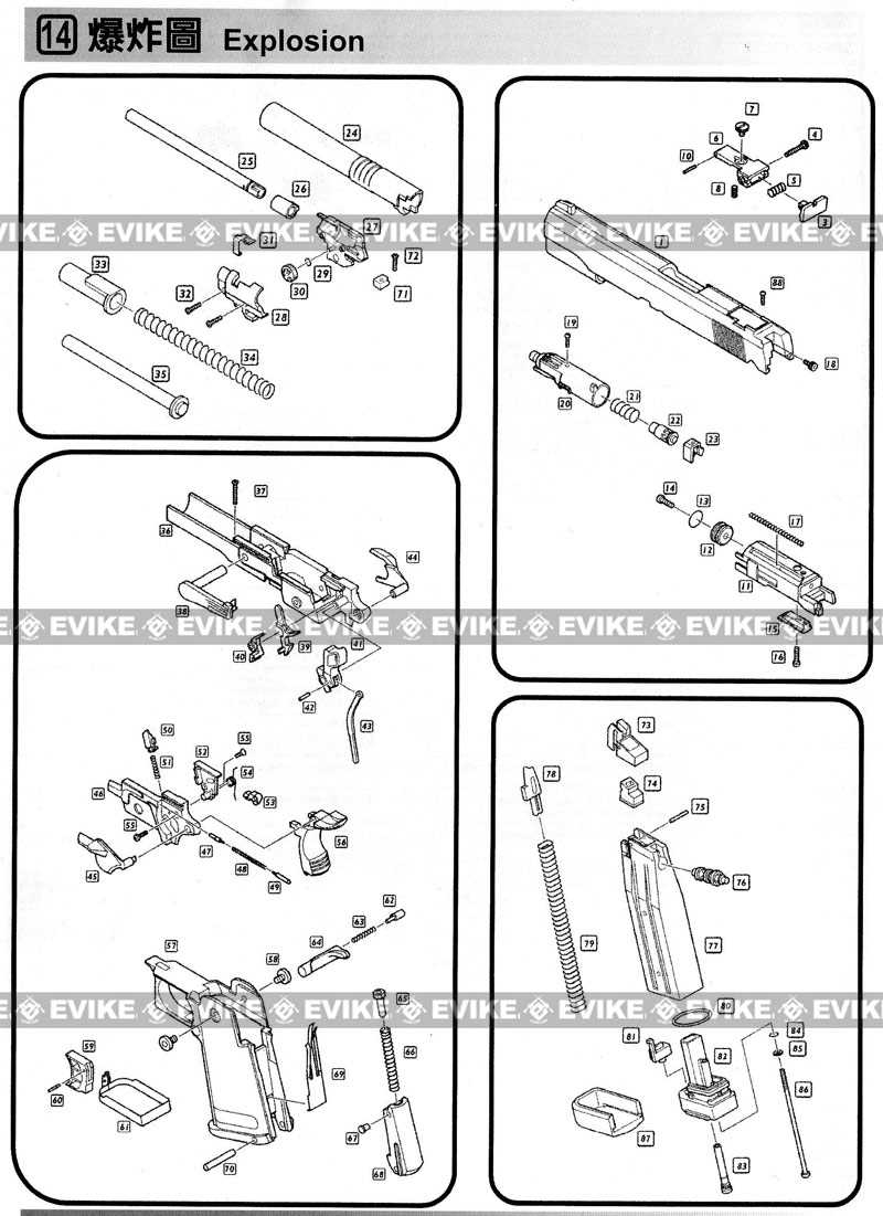 repair manual daisy bb gun parts diagram