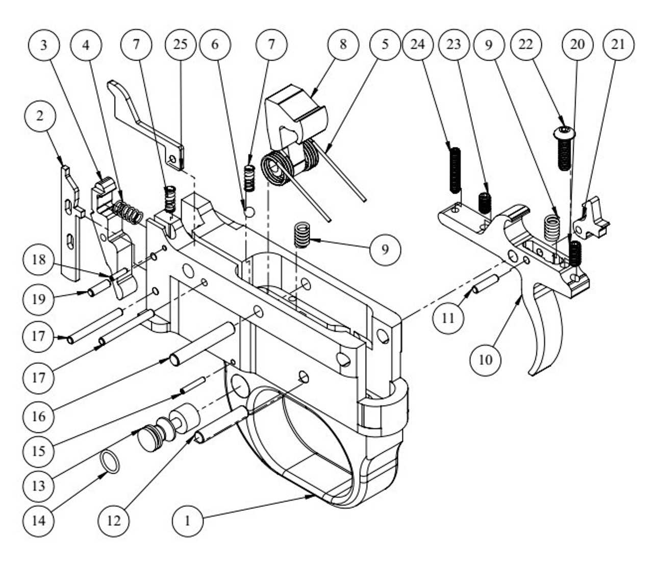 ruger 10 22 parts diagram