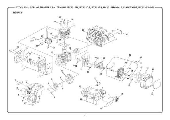 ryobi edger parts diagram