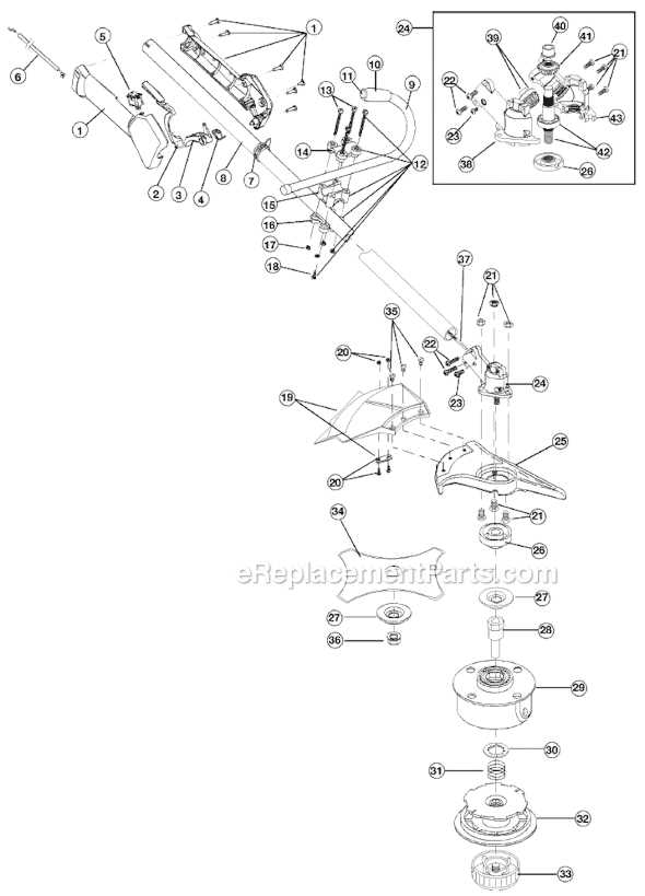 ryobi weed eater parts diagram