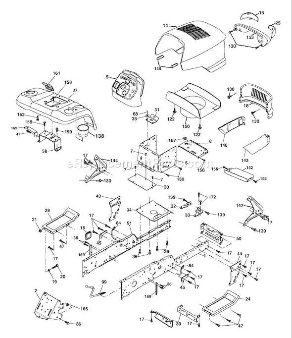 scotts lawn mower parts diagram