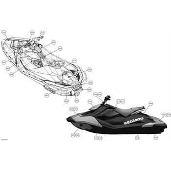 seadoo spark parts diagram