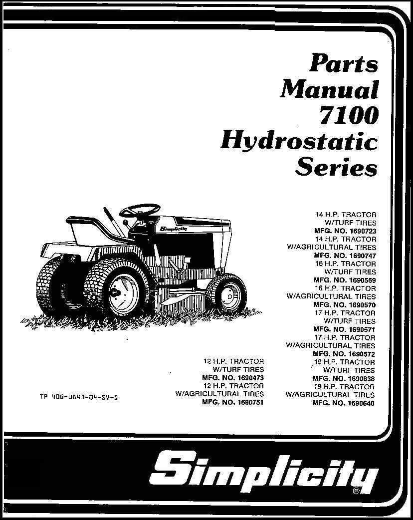 simplicity mower deck parts diagram