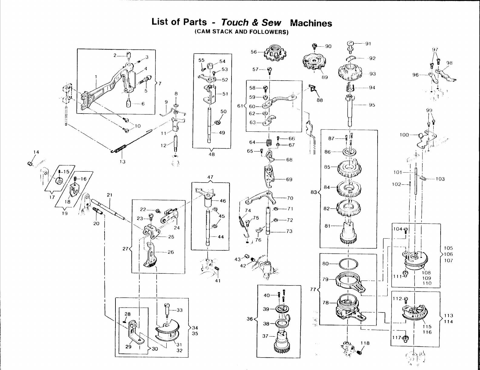 singer model 66 parts diagram