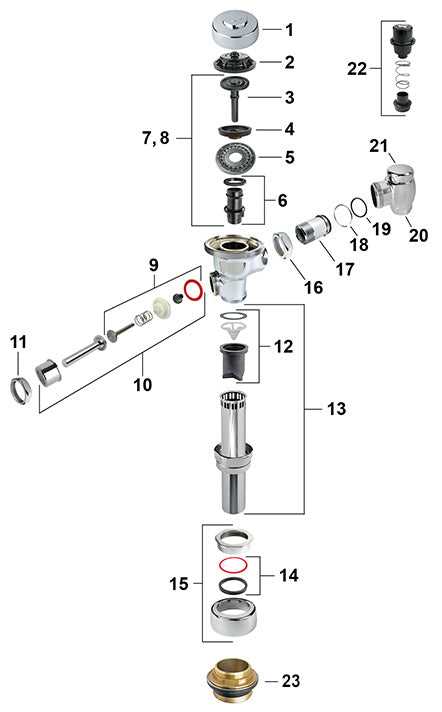 sloan toilet parts diagram