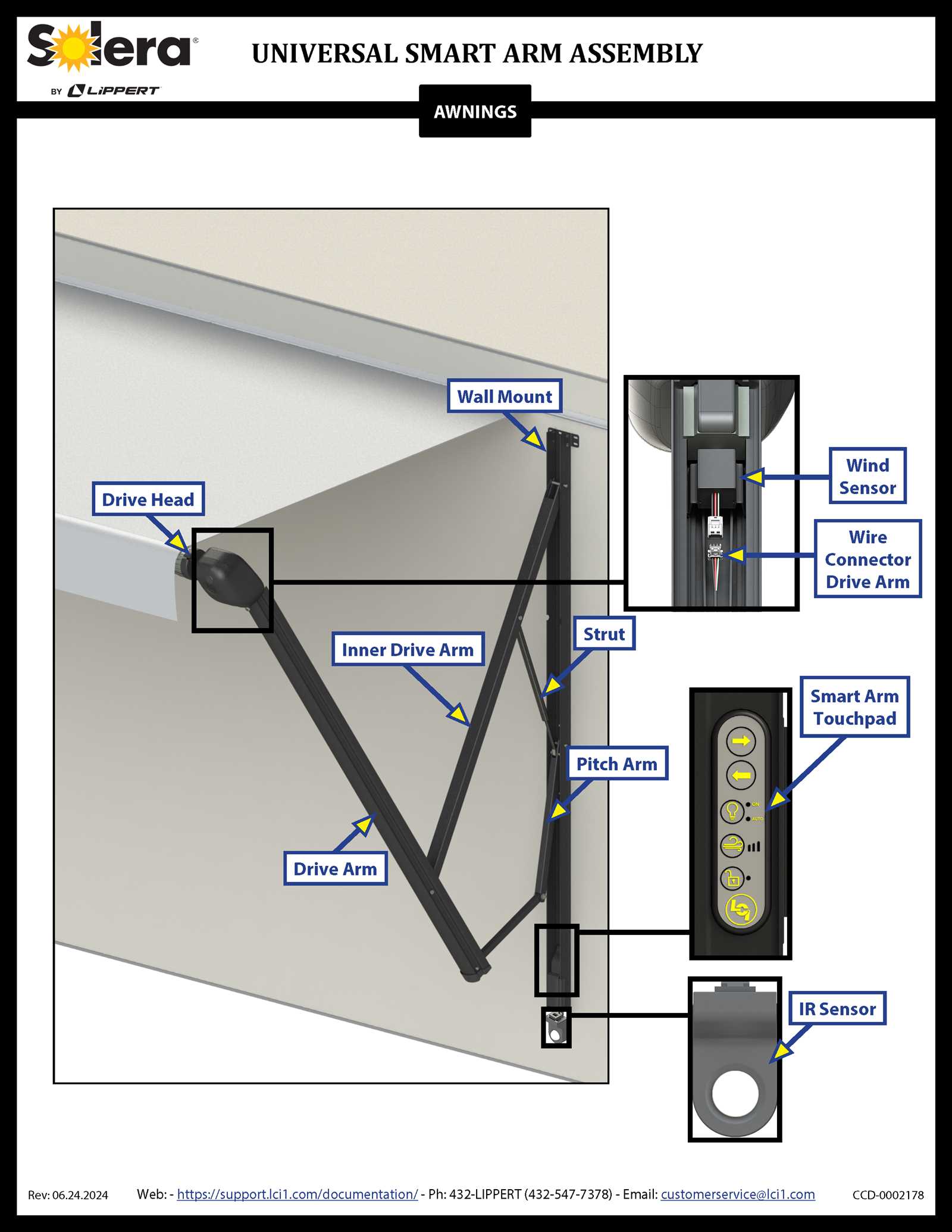 solera awning parts diagram