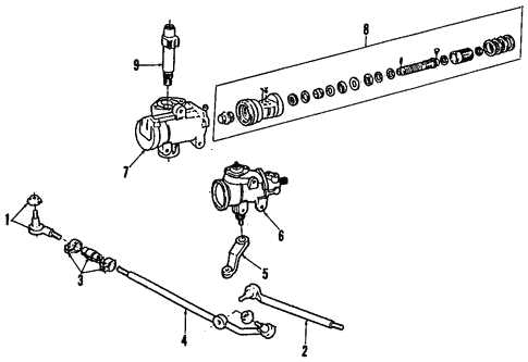 steering linkage f250 steering parts diagram