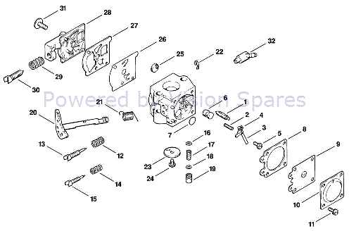 stihl 009l parts diagram