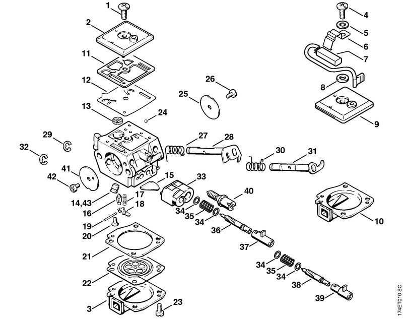 stihl 036 parts diagram