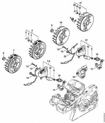 stihl 039 parts diagram