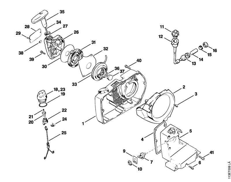 stihl 041 farm boss parts diagram