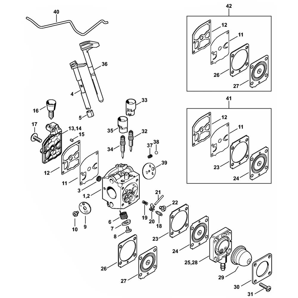 stihl bg50 parts diagram