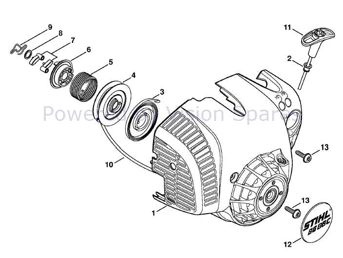 stihl bg86c parts diagram