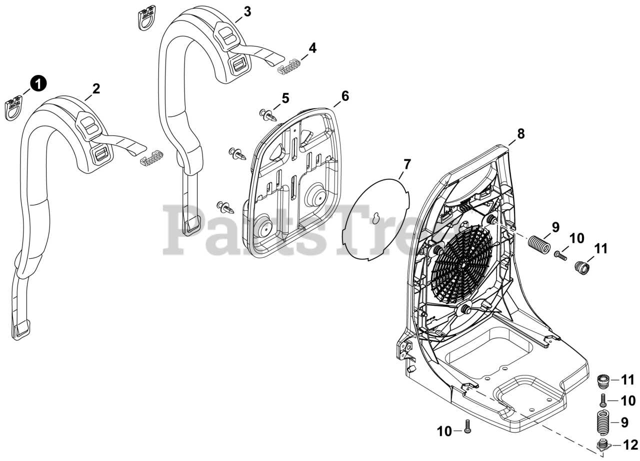 stihl br 430 parts diagram