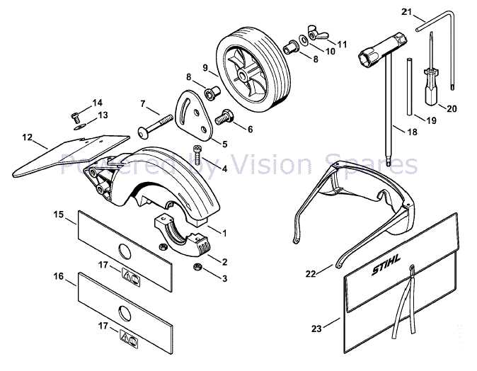 stihl fc 70 edger parts diagram