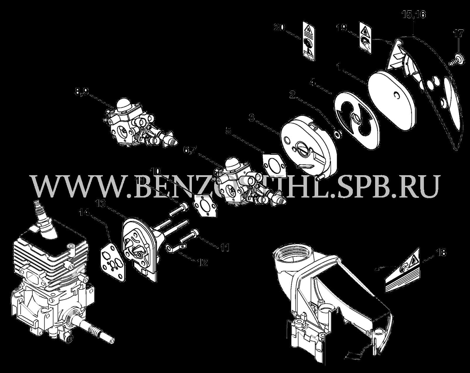 stihl fs40c parts diagram