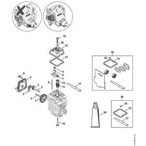 stihl hl 91 k parts diagram