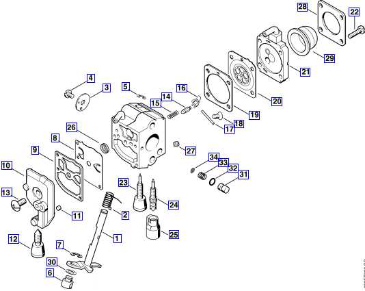 stihl hs46c parts diagram