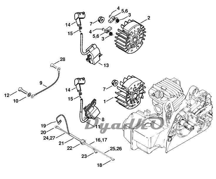 stihl ms 250 parts diagram