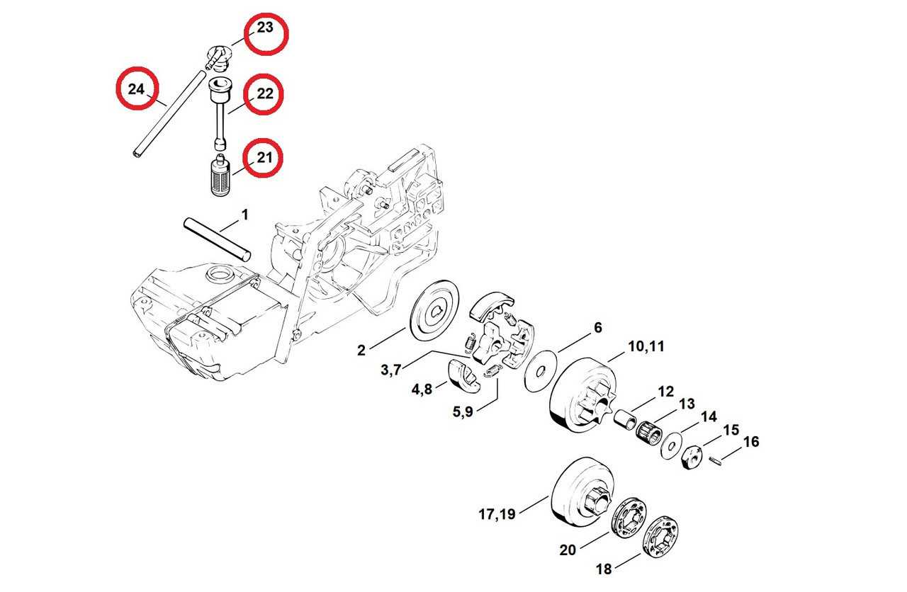 stihl ms280 parts diagram