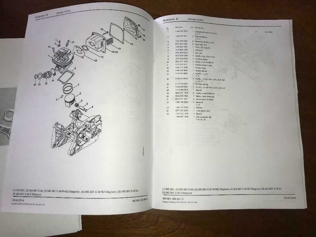 stihl ms661c parts diagram