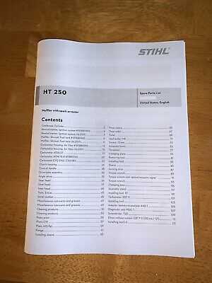 stihl pole saw ht101 parts diagram