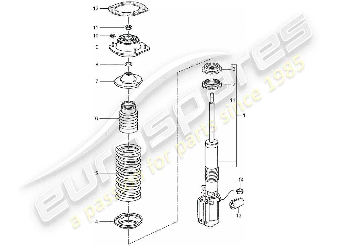 strut parts diagram