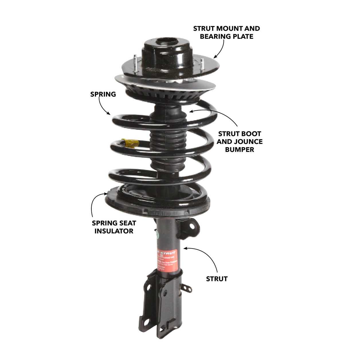 strut parts diagram