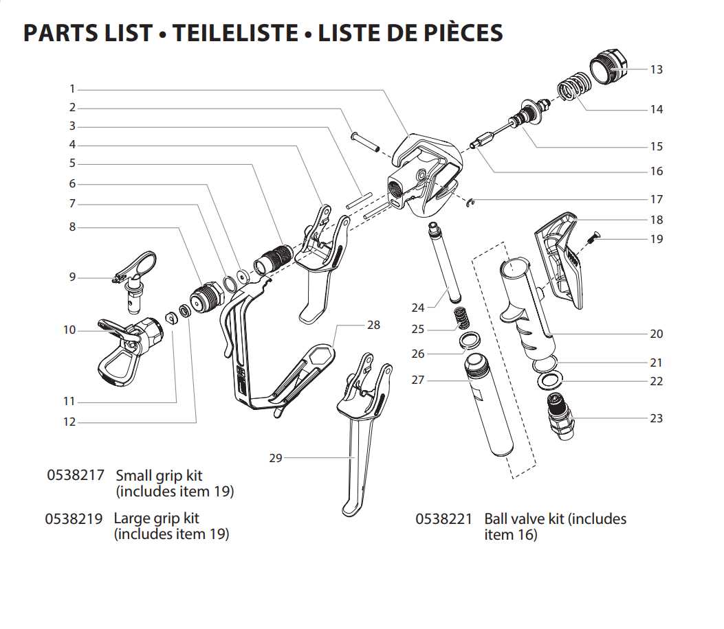 titan paint sprayer parts diagram