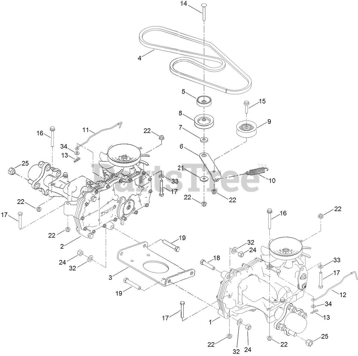 toro timecutter 42 parts diagram